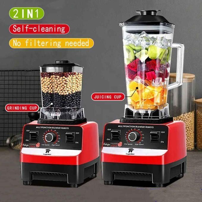 TropicWhirl Blender 2L 2 Cups (Model: 1589), 650W - Red/Black